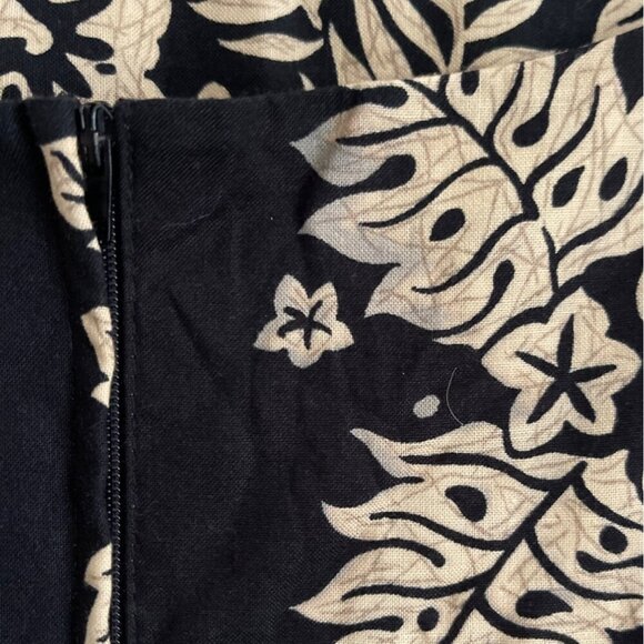 Vtg 90s KYs Empire Waist Maxi Sundress Size Large Hawaiian Floral Made in Hawaii - Picture 10 of 10